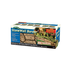 StoneWall Border Realistic 10ft Landscape & Garden 3D Edging - Easy & Flexible Set-Up