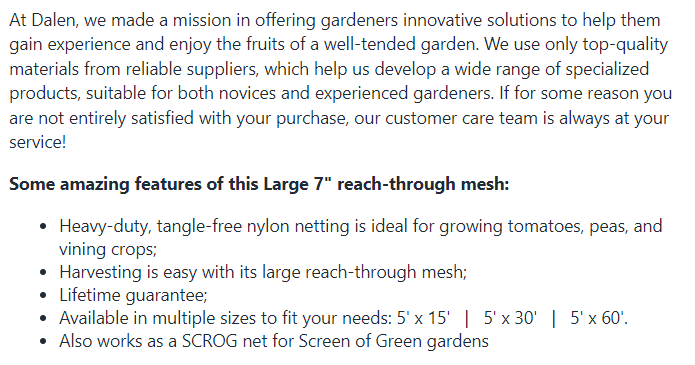 Trellis Netting For Vertical Gardening - Heavy-Duty Vegetable & Tomato Growth Mesh